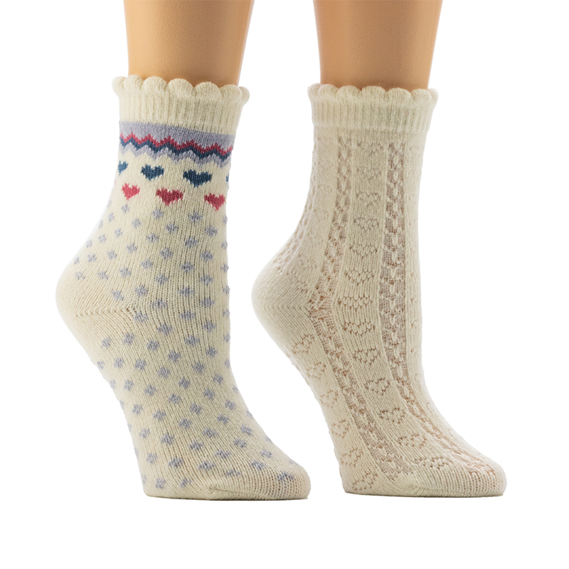 Scalop Welt Home-Socken für Damen