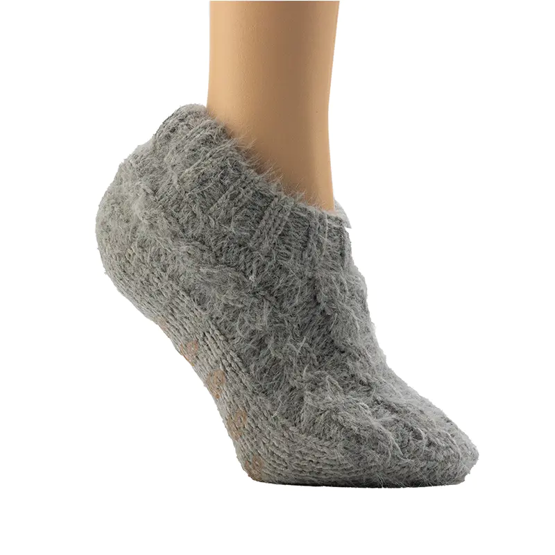 Roving Cable Fitted Snug Lounge Home Socken für Damen