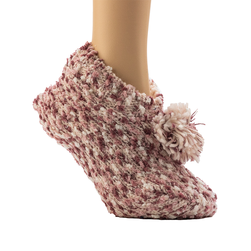 Strukturierte Lounge-Home-Socken für Damen