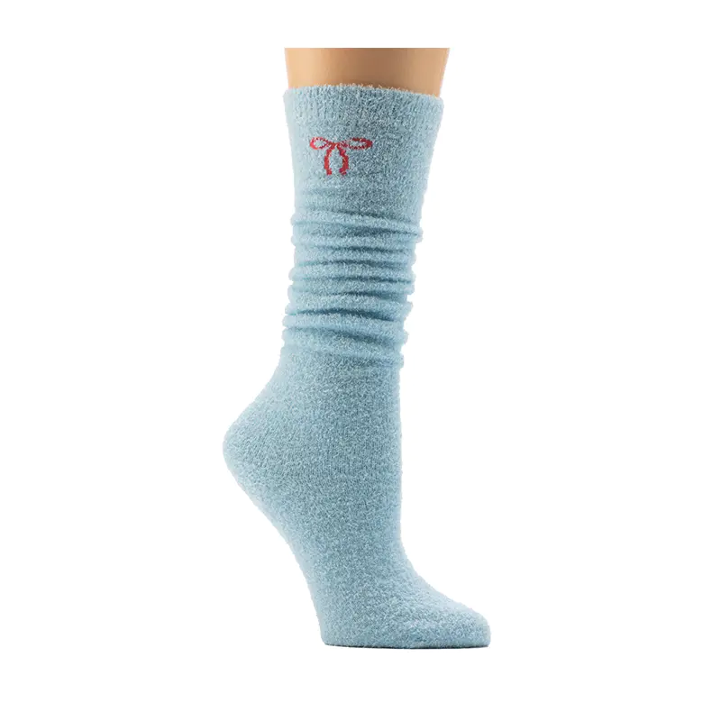 Damen-Socken mit Schleifenmuster und Schwan