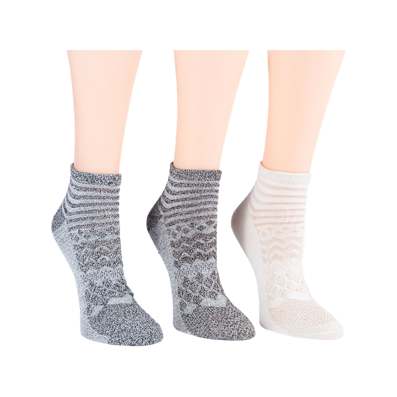 Pokebetexture W/Fleck Low Cut 3ppk Socken
