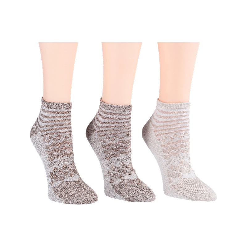Pokebetexture W/Fleck Low Cut 3ppk Socken