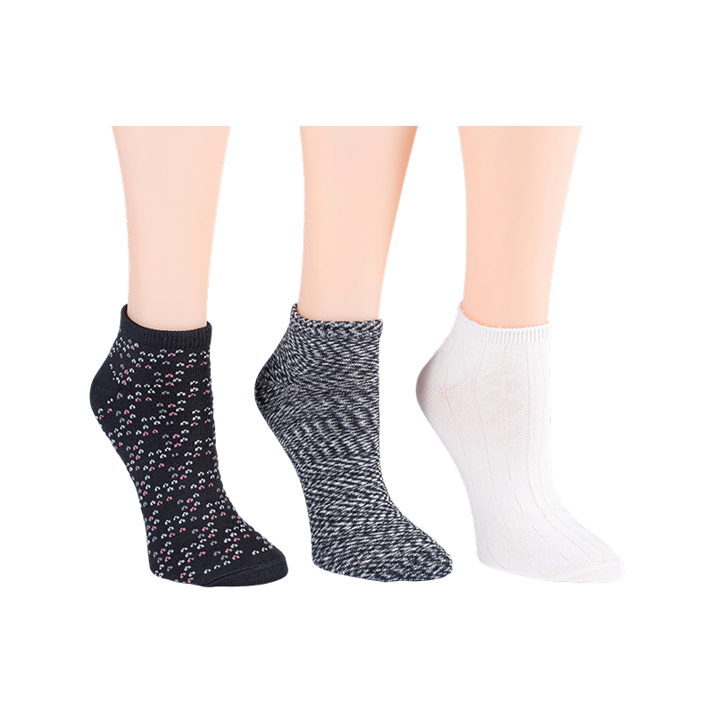 Multi Birdseye Low Cut 3ppk Socken