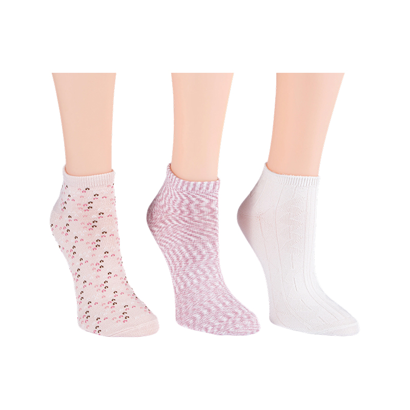 Multi Birdseye Low Cut 3ppk Socken