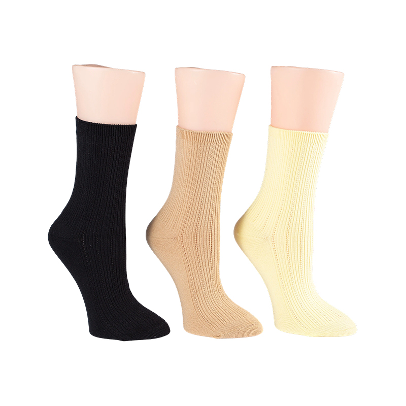 Vertikal gestreifte Socken für Damen