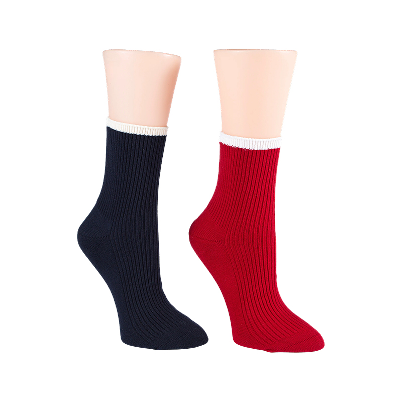 Gerippte Damensocken