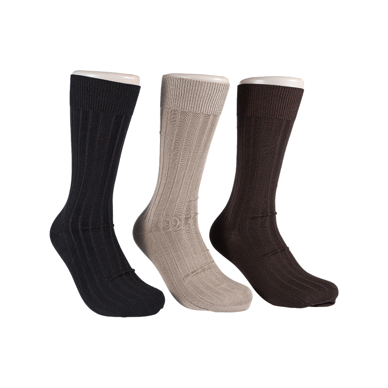 Herrensocken aus merzerisierter Baumwolle