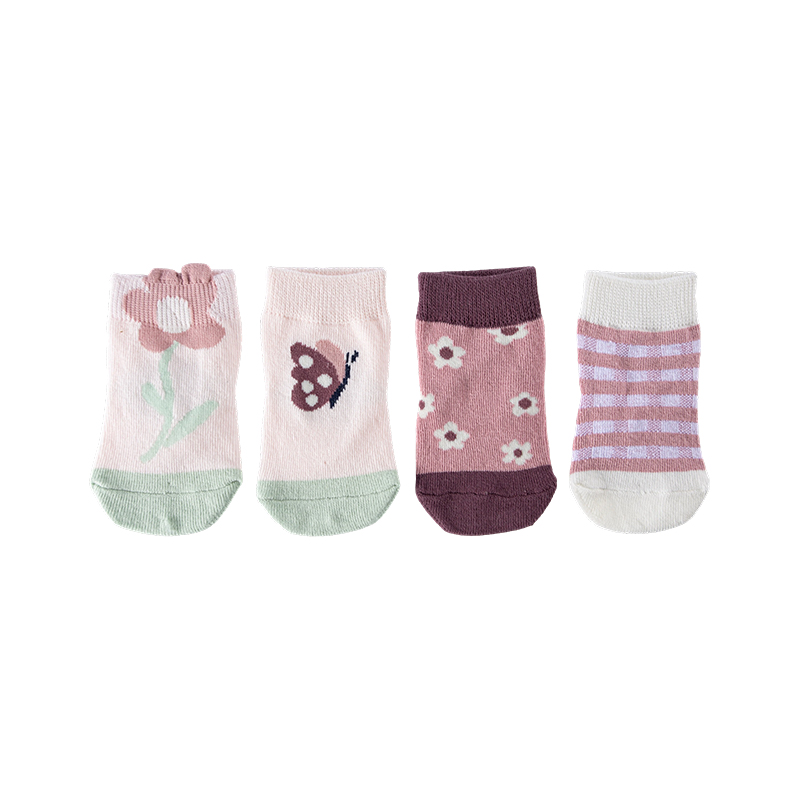 Babys Blumensocken